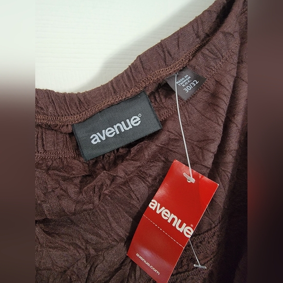 NWT Avenue Brown Tiered Maxi Skirt - Picture 6 of 8